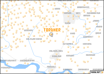 map of Tor Dher