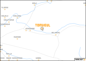 map of Tordieul