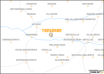 map of Tordómar