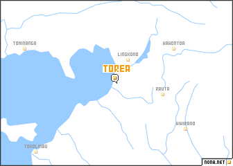 map of Torea