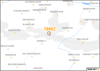 map of Torez