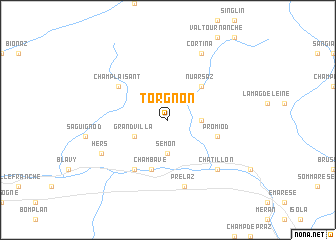 map of Torgnon