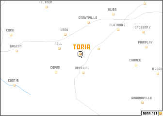 map of Toria