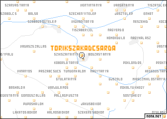 map of Törikszakadcsárda