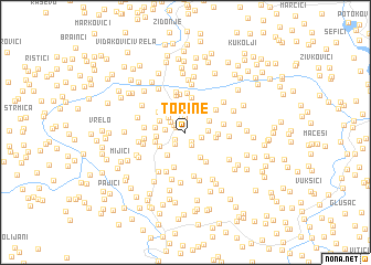 map of Torine