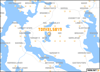 map of Torkelsbyn