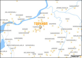 map of Tor Khān