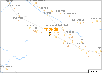 map of Tormān