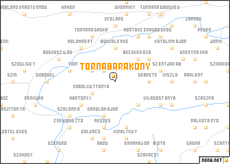 map of Tornabarakony