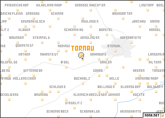 map of Tornau