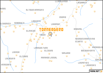 map of Torneadero