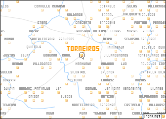 map of Torneiros