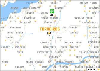 map of Torneiros