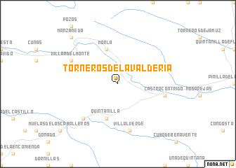 map of Torneros de la Valdería