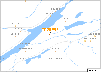 map of Torness