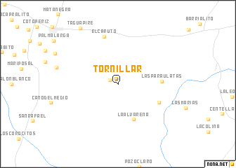 map of Tornillar