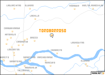 map of Toro Barroso