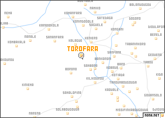 map of Torofara