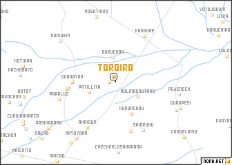 map of Tóroiro