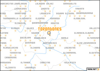 map of Torondones