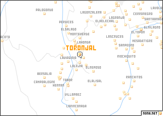 map of Toronjal