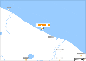 map of Toronta