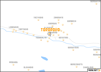 map of Toropovo