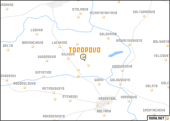 map of Toropovo