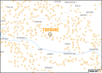 map of Torovac