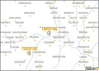 map of Toroyoc