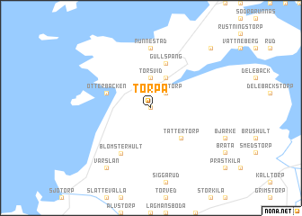 map of Torpa