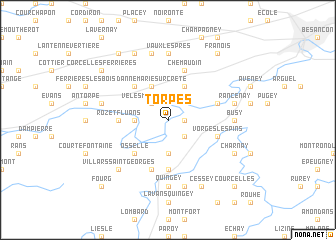 map of Torpes