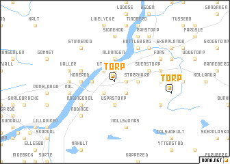 map of Torp