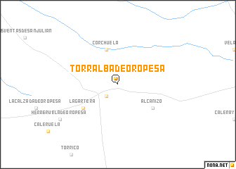 map of Torralba de Oropesa