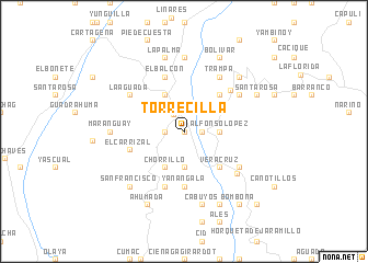 map of Torrecilla