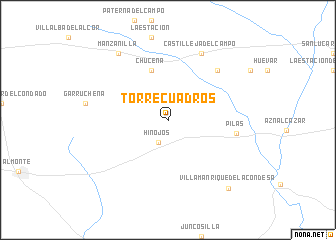 map of Torrecuadros