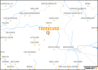 map of Torrecuso