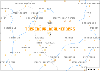 map of Torre de Valdealmendras