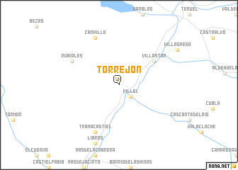 map of Torrejón
