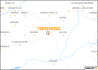 map of Torremenga