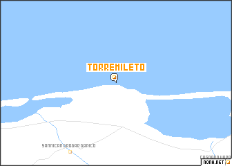 map of Torre Mileto