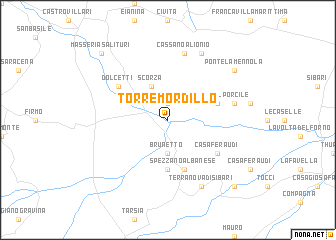 map of Torre Mordillo