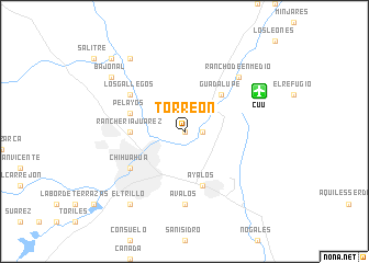 map of Torreón