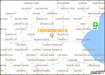 map of Torre-Pacheco