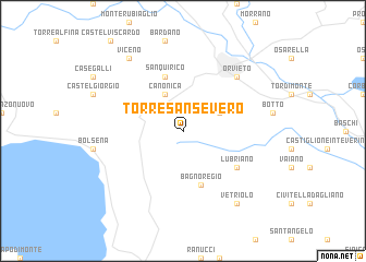 map of Torre San Severo