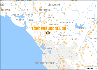 map of Torres Buggallon