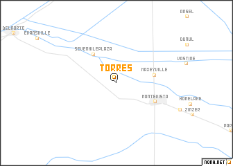 map of Torres