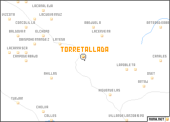 map of Torre-Tallada