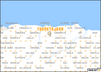map of Torretejera