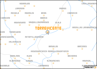 map of Torrevicente